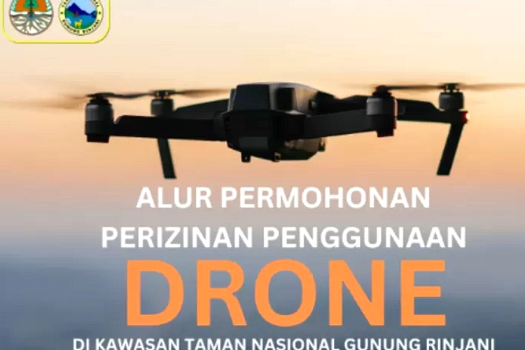 Dikenakan Tarif Rp 2 Juta, Penggunaan Drone di Rinjani Dipertanyakan | Bisik.id