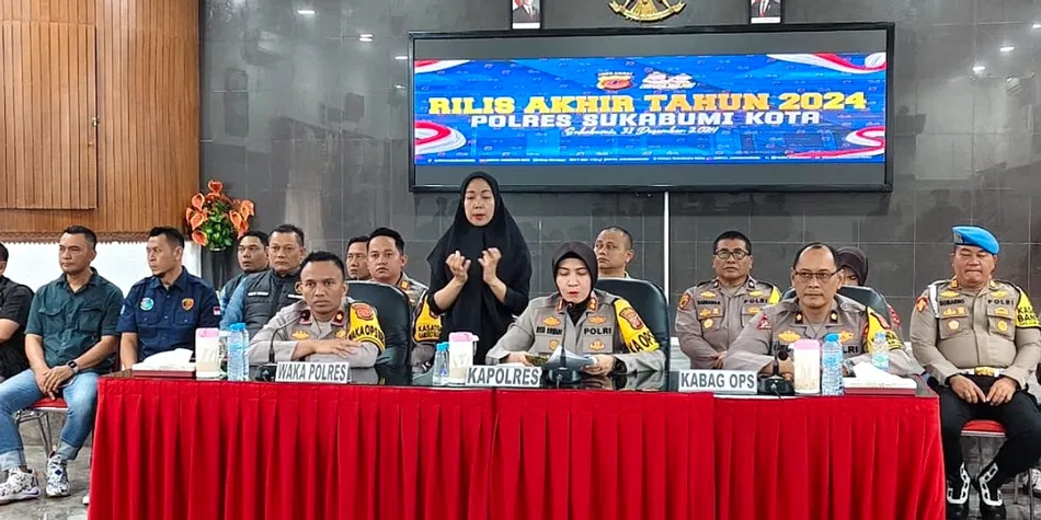 Polres Sukabumi: 905 Kasus Kriminal Tuntas Tanpa Tunggakan 2024 | Bisik.id