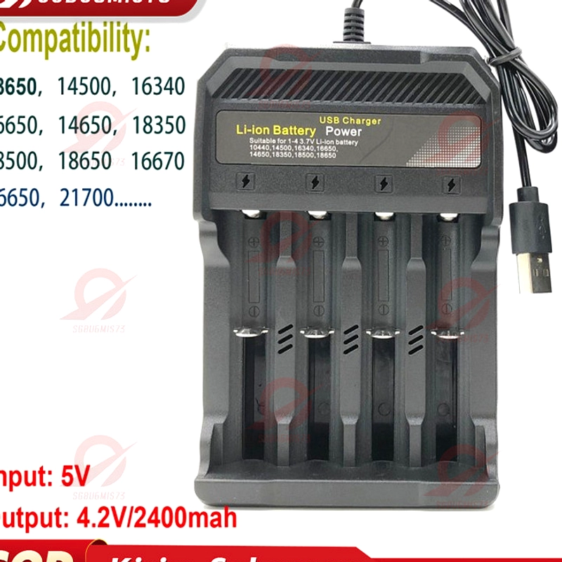 Pengisi Daya Baterai 18650 4 Slot: Charger Cepat dan Efisien Pengisi Daya Baterai 18650 4 Slot: Charger Cepat dan Efisien